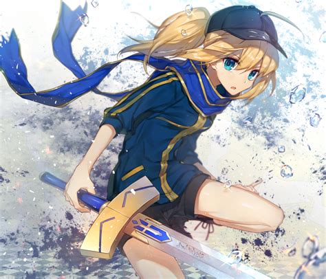 Check out amazing fgo artwork on deviantart. Image - Artoria pendragon and mysterious heroine x fate ...