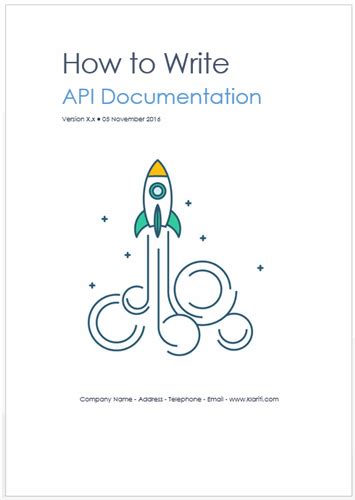 Api Documentation Template Ms Word Api Writing Tutorial