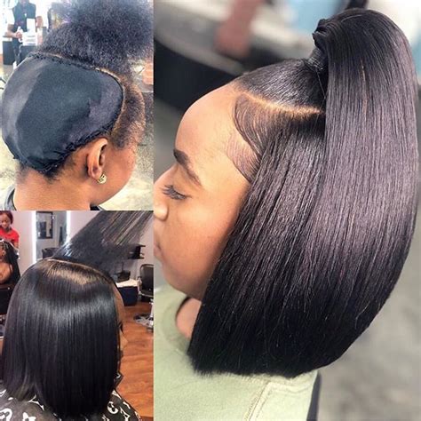 Nice invisible part quick weave via @hairbylatise read the article. Quick Weave Hairstyles 2020 - Hair Styles Cute