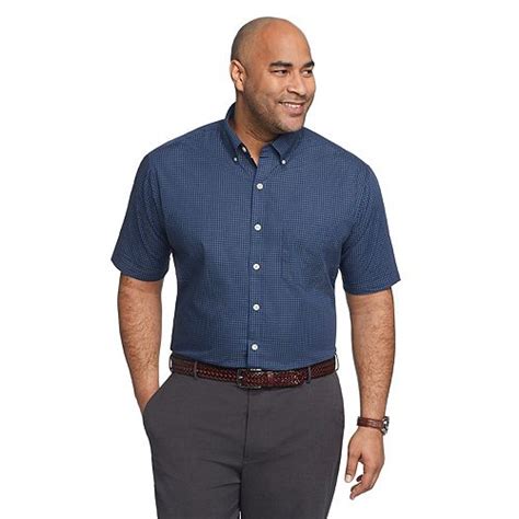 Big And Tall Van Heusen Classic Fit Wrinkle Free Button Down Shirt