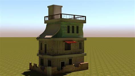 3d Max Pubg Erangel Map House Model Part 1 Youtube