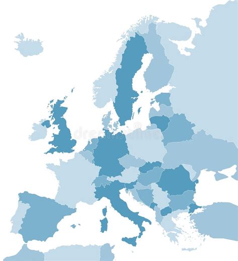 Europe Map Stock Vector Illustration Of European National 5715321