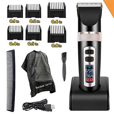 These things work anywhere you go and anytime you need. Professional Hair Trimmer For Men, Best Quiet Cordless ...
