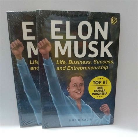 Jual Biografi Elon Musk Pendiri Tesla Original Shopee Indonesia