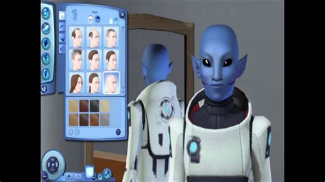The Sims 3 Create A Blue Alien Sim Youtube