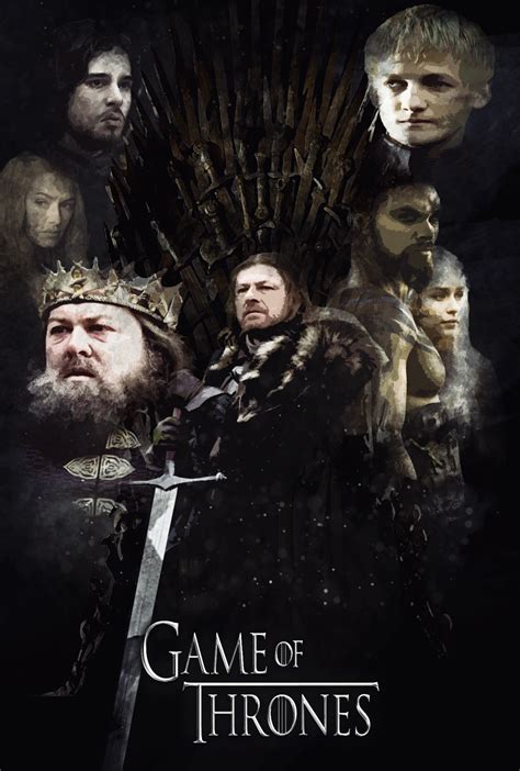 Get ready, game of thrones fans! Game of Thrones Season 1 Poster by EdRaiden on DeviantArt