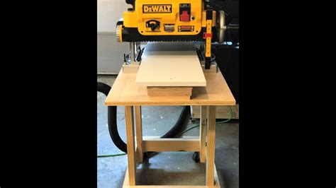 How To Build A Planer Stand And Planer Table Dewalt Youtube