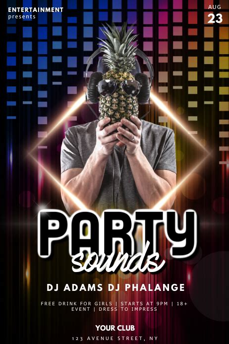 Dj Party Flyer Template Postermywall