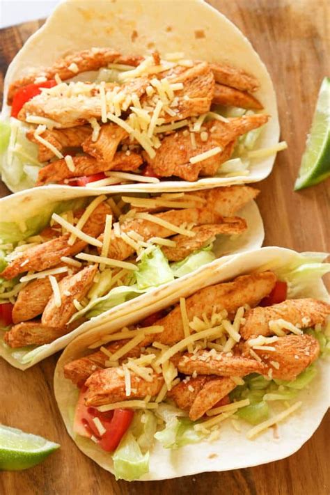 Healthy Chicken Tacos Recipe Soft Chicken Tacos Cook It Real Good Therecipecritic