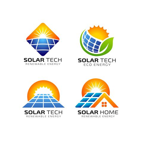 Modèle De Conception De Logo De Technologie De Panneau Solaire 2550073