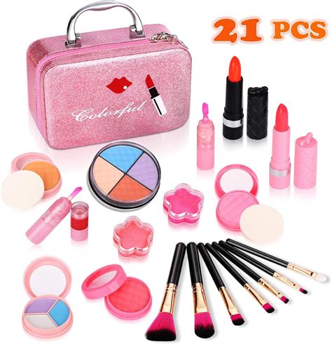 aranee make up set girls toys with cosmetic bag 21 pcs uk toys and games