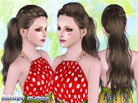 The Sims Resource Skysims Hair Adult 188