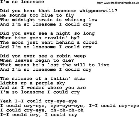 Bruce Springsteen Song Im So Lonesome Lyrics