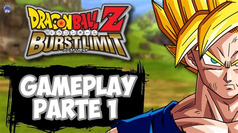 Dbz Burst Limit Ps3 Gameplay Parte 1 Vretch Youtube