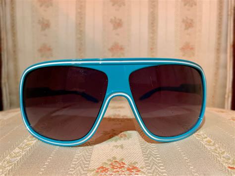 Vintage 80s Turquoise Aviator Sunglasses