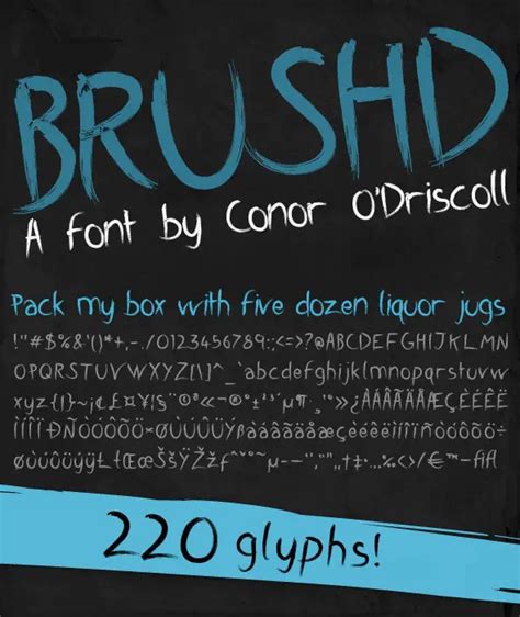 The Best 13 Premium Brush Fonts Under 10 Hipsthetic