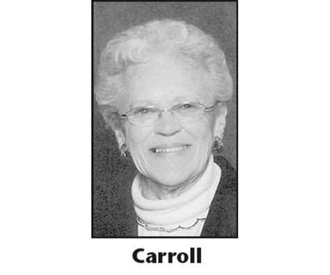 Ann Carroll Obituary 1928 2020 Fort Wayne In Fort Wayne Newspapers