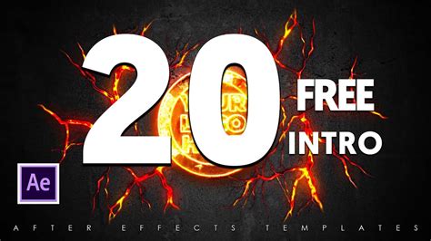 20 Free After Effects Intro Templates Youtube