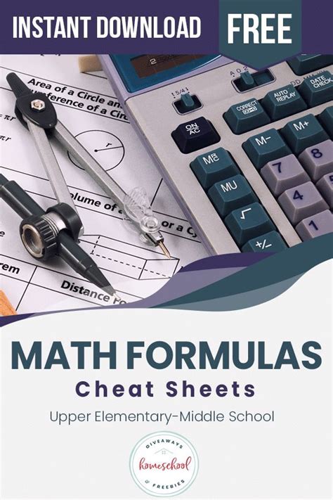 Content updated daily for calculus homework help. FREE Printable Math Formula Cheat Sheets | Math formulas, Homeschool, Math