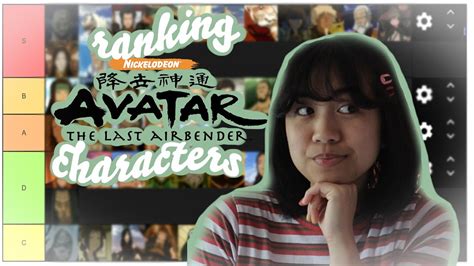 Tier Ranking Avatar The Last Airbender Characters Youtube
