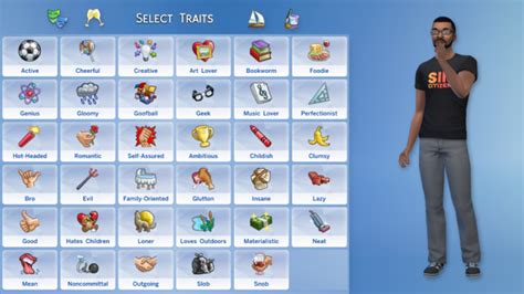 Personality Traits Genetics In The Sims 4 Cas Demo Simcitizens