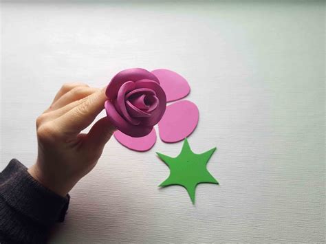 Rosa Goma Eva Plantilla 20 Moldes De Rosas Para Imprimir Artesanato