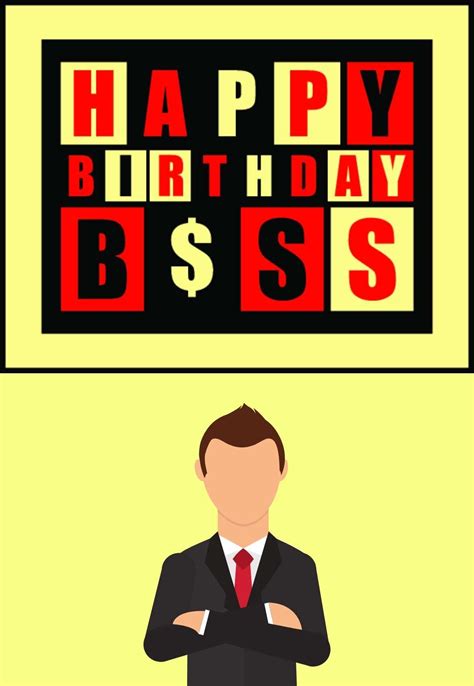 Birthday Card For Boss Printable Printable Templates Free