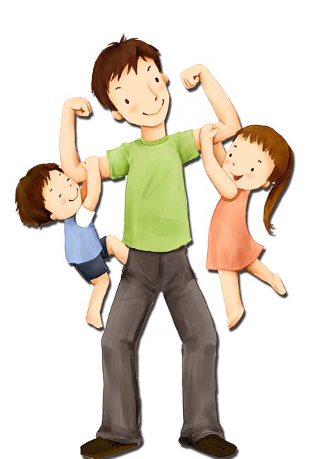 Fathers Day Cartoon Clip Art