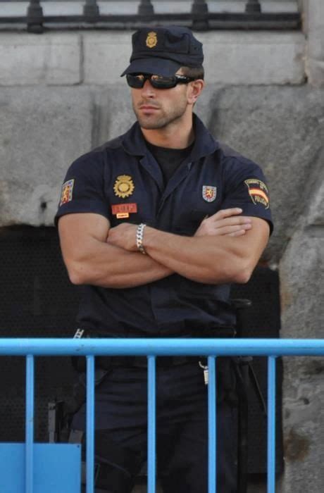 Hot Spanish Police Officer Hot Cops Police Uniforms Police Officer Riot Police Police