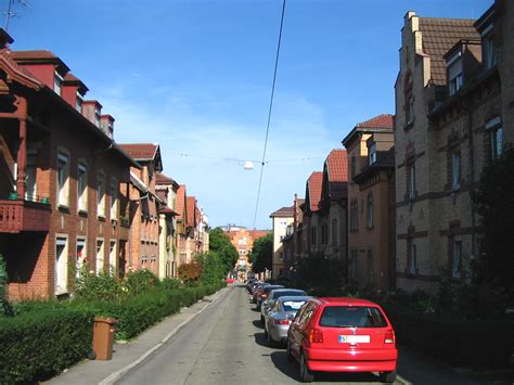 Gebäude in stuttgart, ehemaliges arbeiterwohnheim mit theatersaal. Stuttgart-Ostheim