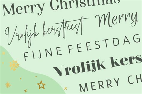 15 mooie kerst lettertypes voor je kerstkaart kaartje2go