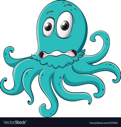 An Octopus Royalty Free Vector Image Vectorstock