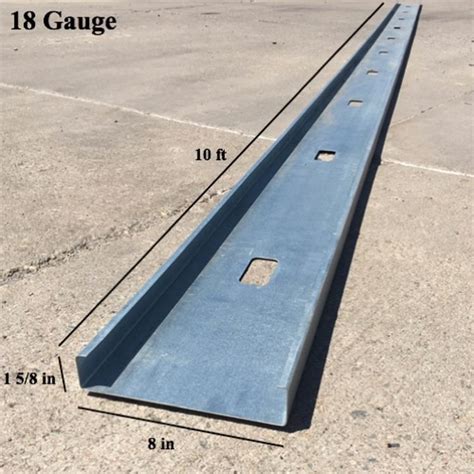 8 In X 10 Ft X 18 Gauge 43 Mil Structural Steel Stud W 1 58 In Flange