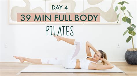 39 MIN Full Body Pilates Workout Day 4 Challenge No Equipment YouTube