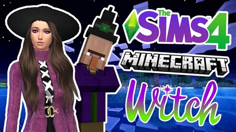 The Sims 4 Minecraft Witch Create A Sim Youtube