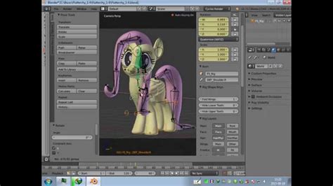 Wip Mlp Blender Animation Time Lapse Yay Youtube