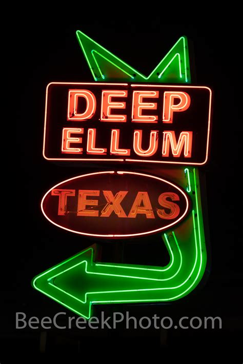 Deep Ellum Neon Sign