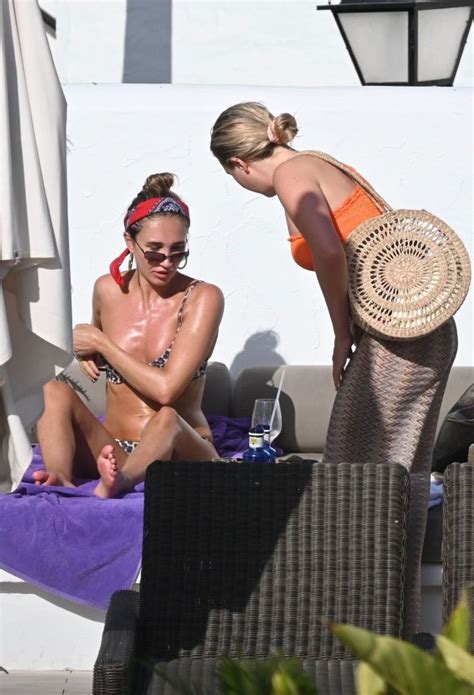Megan Mckenna Enjoys A Sunny Day With Milly Mckenna On Holiday In Marbella 48 Photos