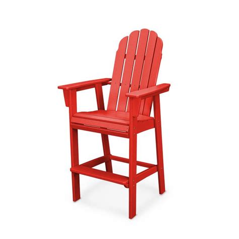 Vineyard Curveback Adirondack Bar Chair Patio Bar Stools Bar Chairs