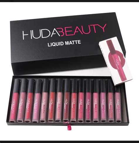 Pcs Huda Makeup Liquid Beauty Matte Full Collection Sets Shades Kit
