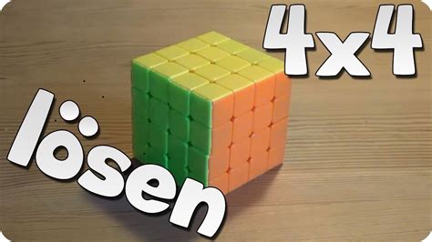 4x4 Rubiks Revenge Zauberwürfel Lösen Anfängermethode Youtube