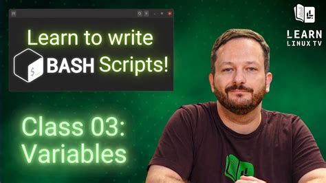 Bash Scripting On Linux The Complete Guide Class 03 Variables Youtube