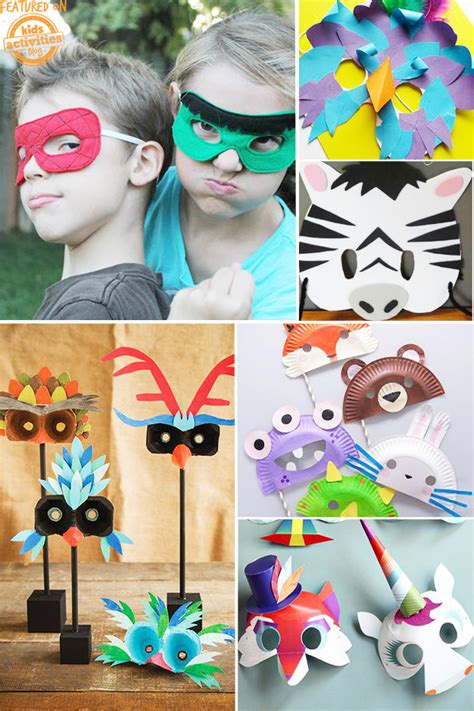 30 Diy Mask Ideas For Kids