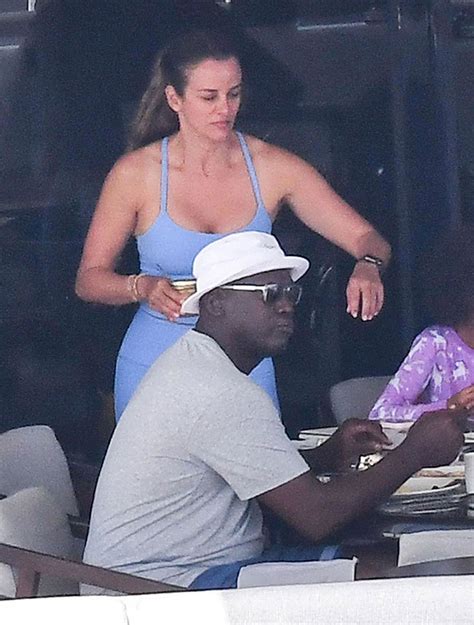 michael jordan and wife yvette prieto relax on yacht in sardinia hollywood life