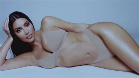 kim kardashian didn t retouch her waist in skims ad gold coast bulletin