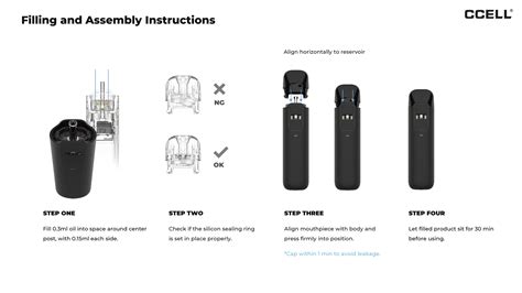 Filling Instructions For Ccell Eazie Disposable Ccell Certified