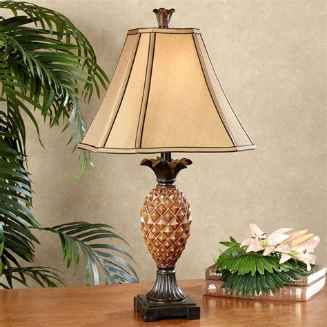 Haina Pineapple Table Lamp Amber Table Lamp Lamp Traditional Table Lamps