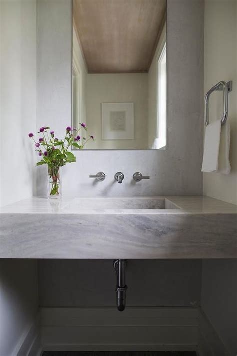 Floating Marble Vanity Faucet In Wall Floating Sink Floating Sink