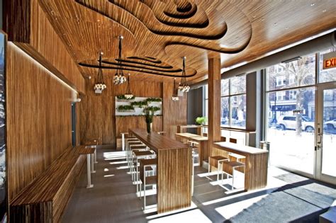 The coffee shop has a rather retro feel. Best Restaurant Interior Design Ideas: February 2012