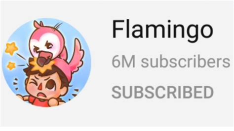 Flamingoalbert Reached 6m Subscribers Youtube